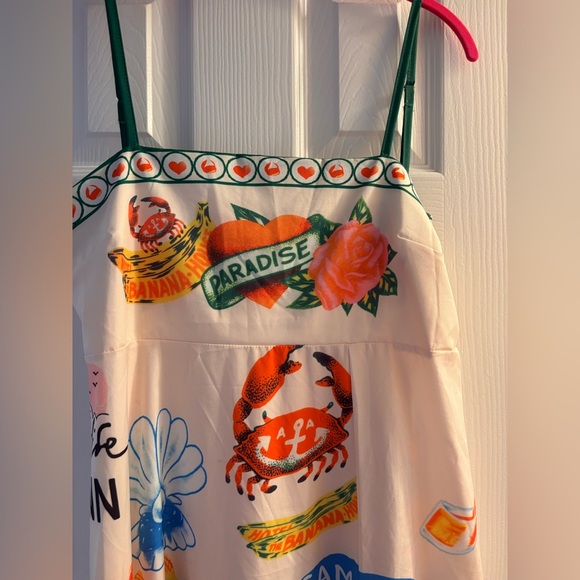 Tropical Print Maxi Dress - Picture 5 of 7